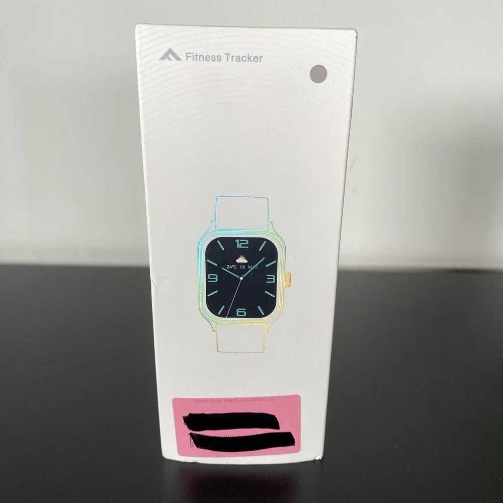 Fit Fitness Tracker/Smart Watch Gray For iPhone Or Android